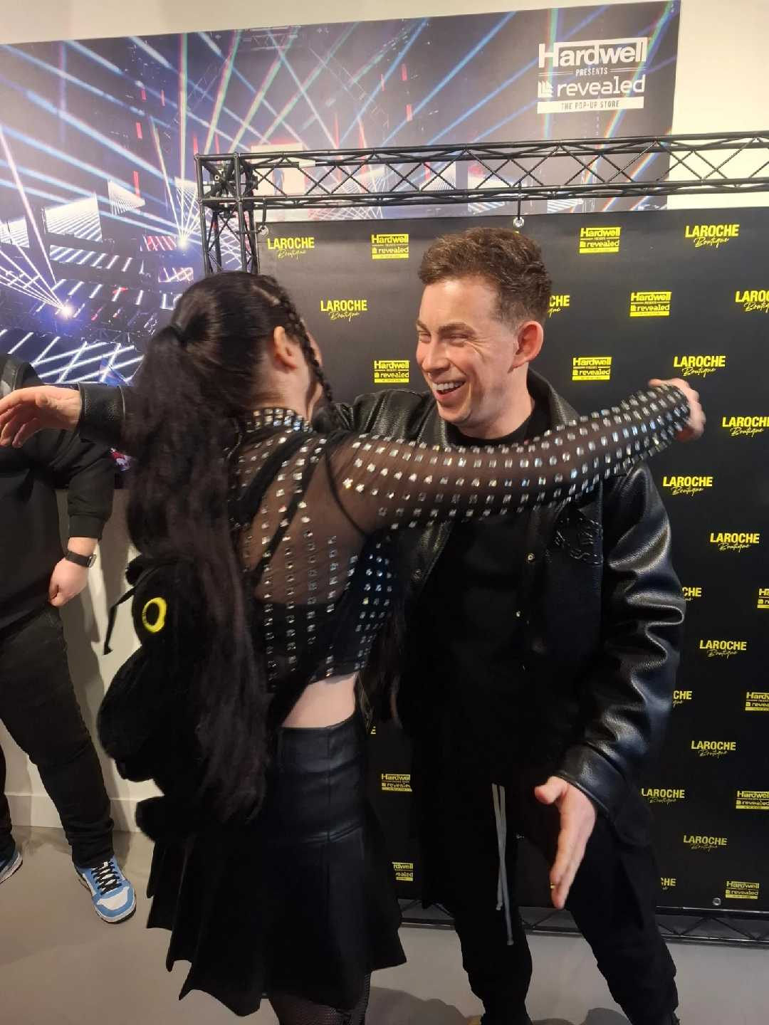 Festival Princess Aysha meeting Hardwell at an Amsterdam Dance Event experience